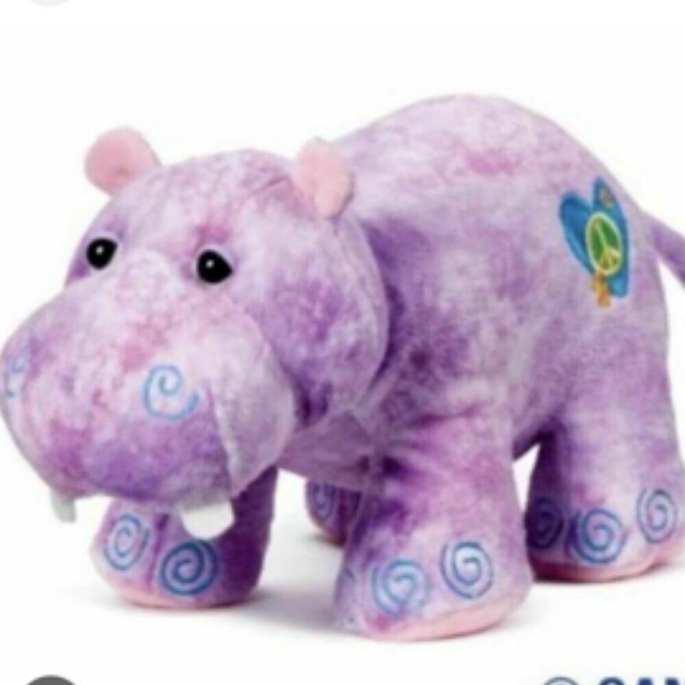 Webkinz Hippie Hippo HM617 Interactive Plush Retired NEW NWT